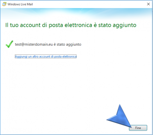 Configurazione Windows Live Mail